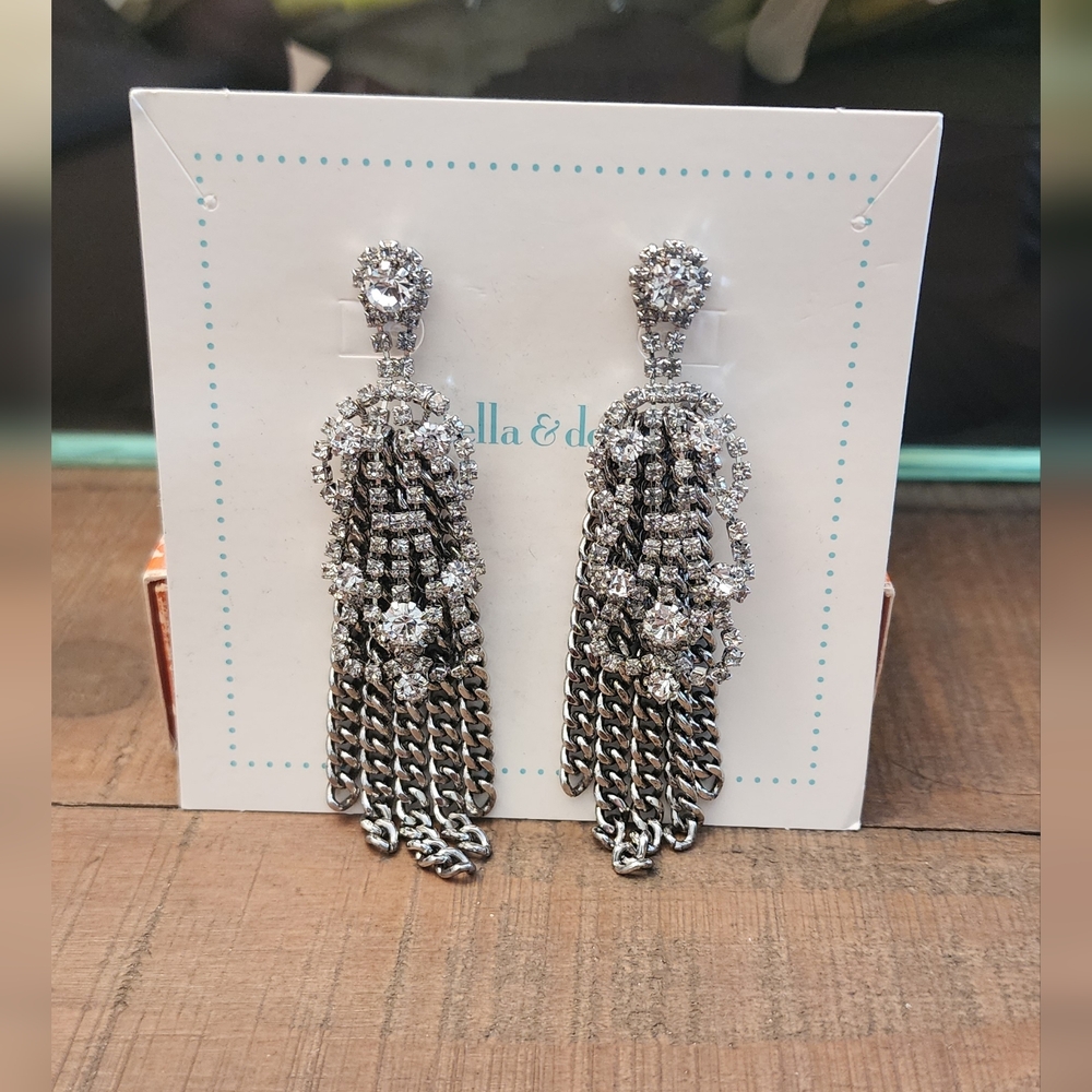 Stella & Dot Petra Fringe Earrings